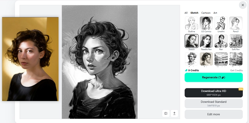 How to Sketch a Face Easily from a Photo with InsMind