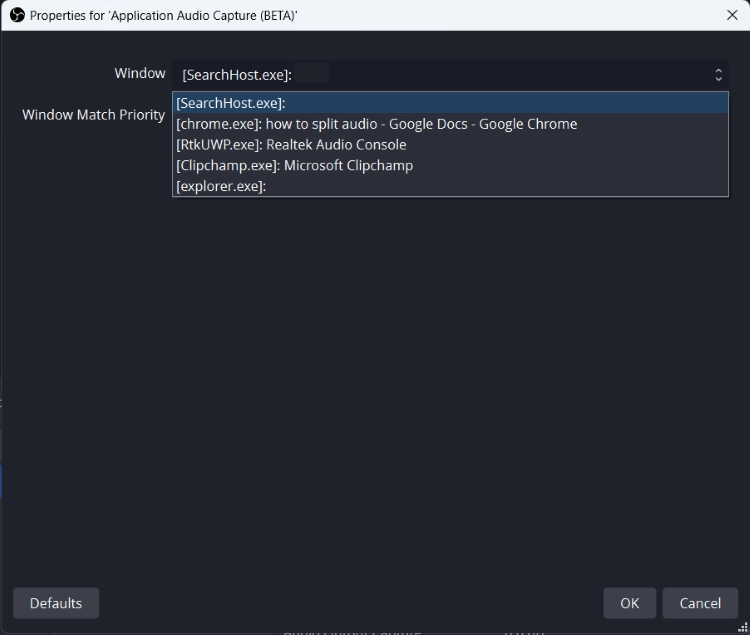 How to Split Audio in OBS - Step 3