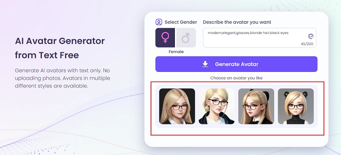 How to Use Vidnoz AI Avatar Generator 3