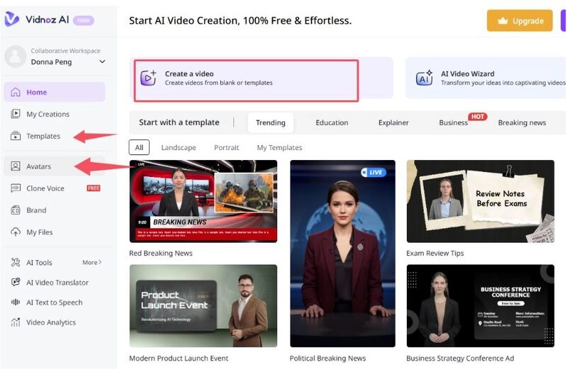 How to Use Vidnoz AI to Create Videos