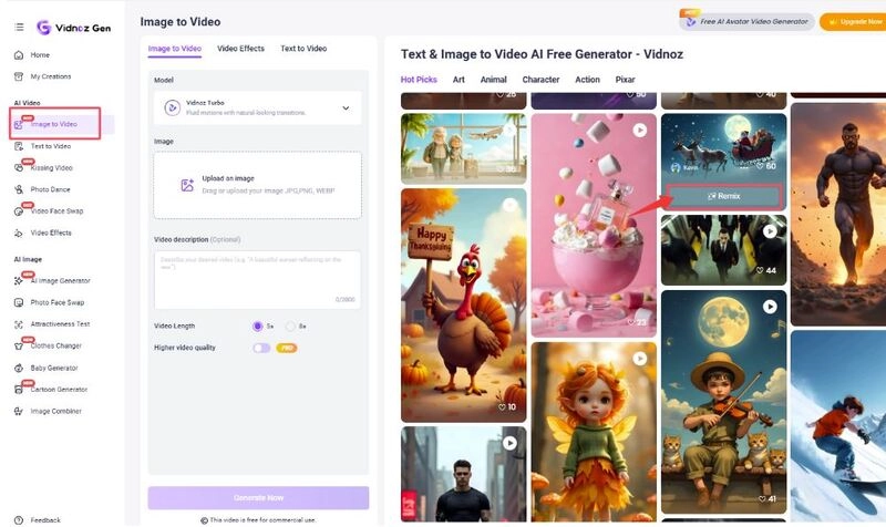 How to Use Vidnoz Gen - 2