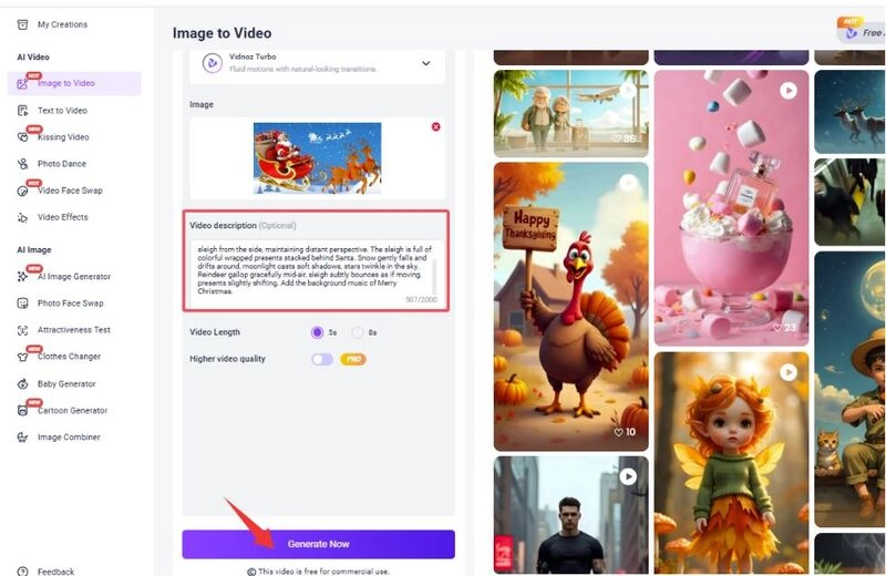 How to Use Vidnoz Gen - 4