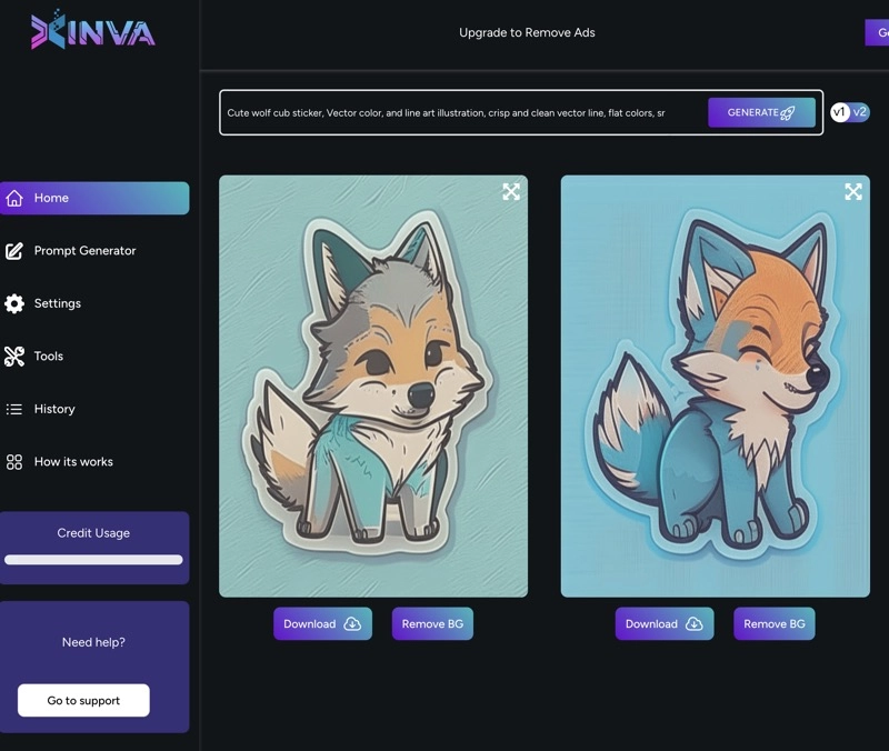 How to Use Xinva AI Sticker Generator