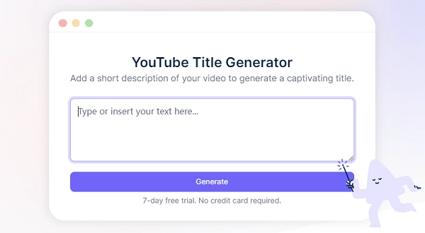 Hypotenuse AI Youtbe Title Generator