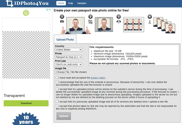 Best Passport Photo Maker - IDPhoto4You