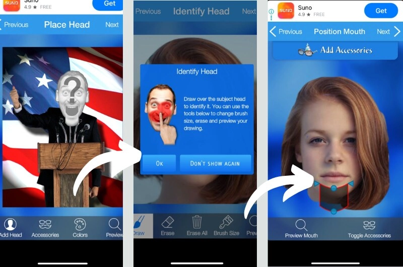 iFunFace Free iOS App to Make Photo Talk