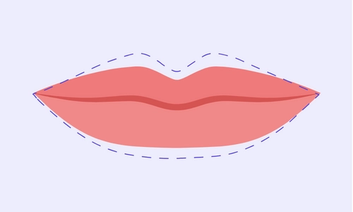 Illustration of Thin Lips