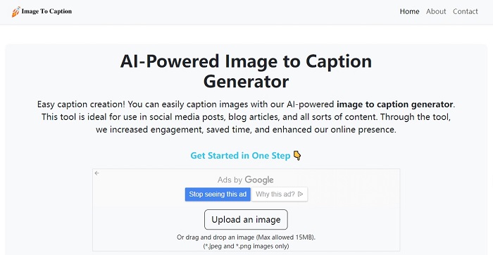 AI Image to Caption Generator