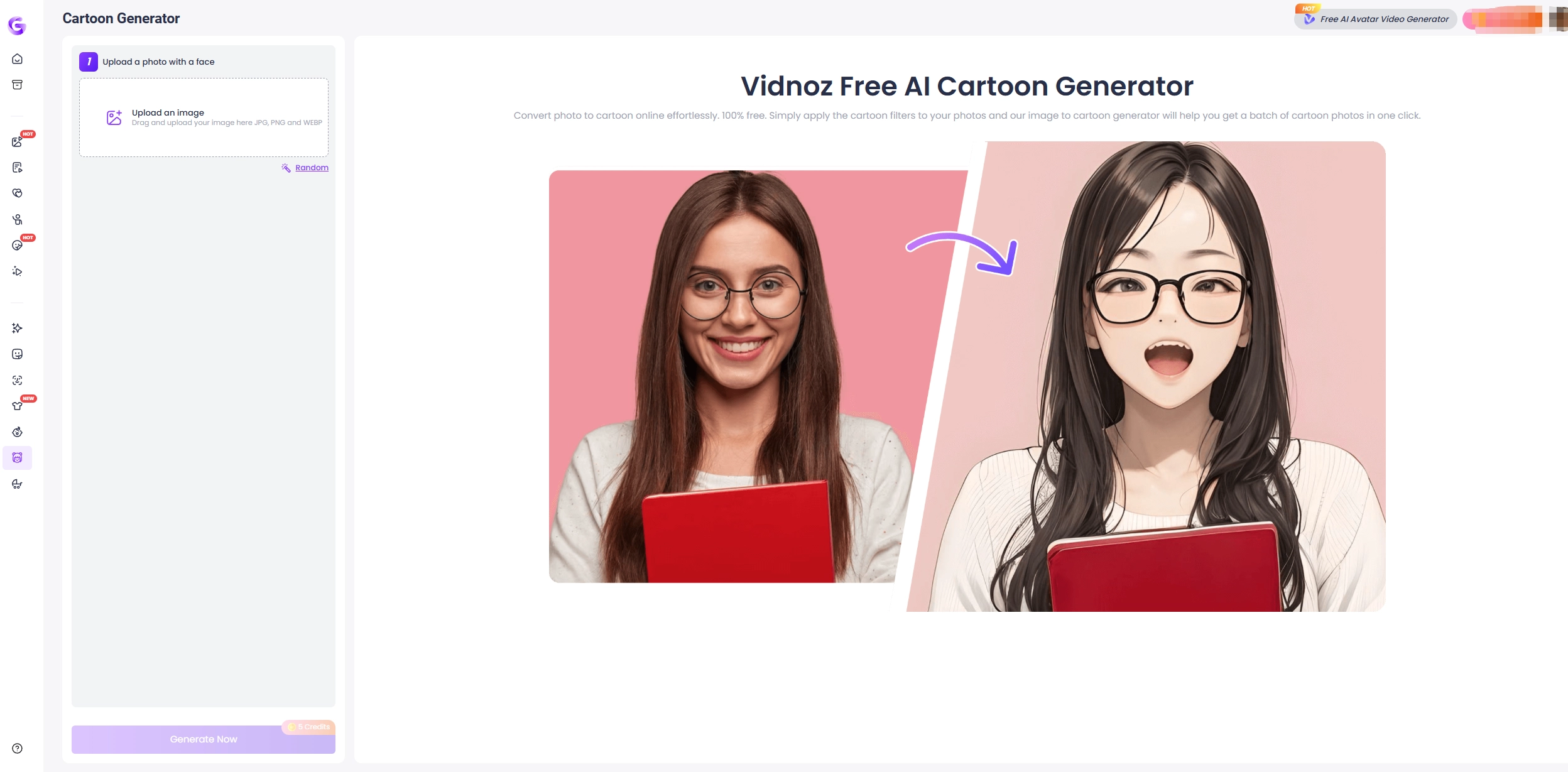 Image to Puzzle Cartoon Editor