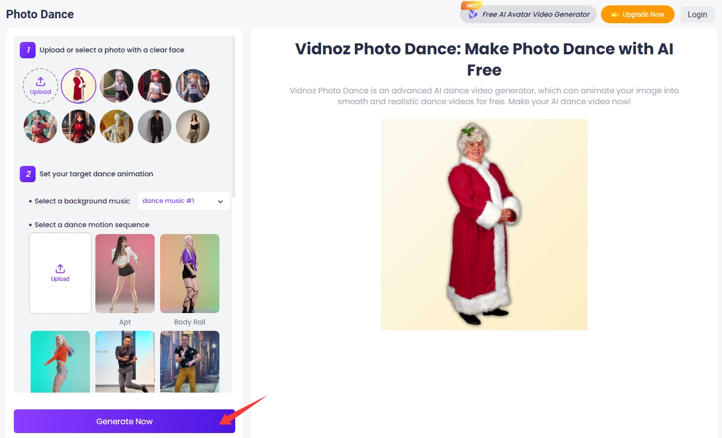 Generate Your Own Santa Dancing Video - 2