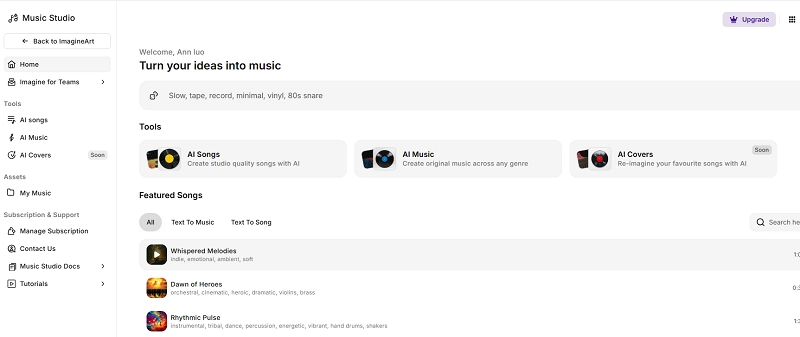 Imagine Art AI FNF Song Maker