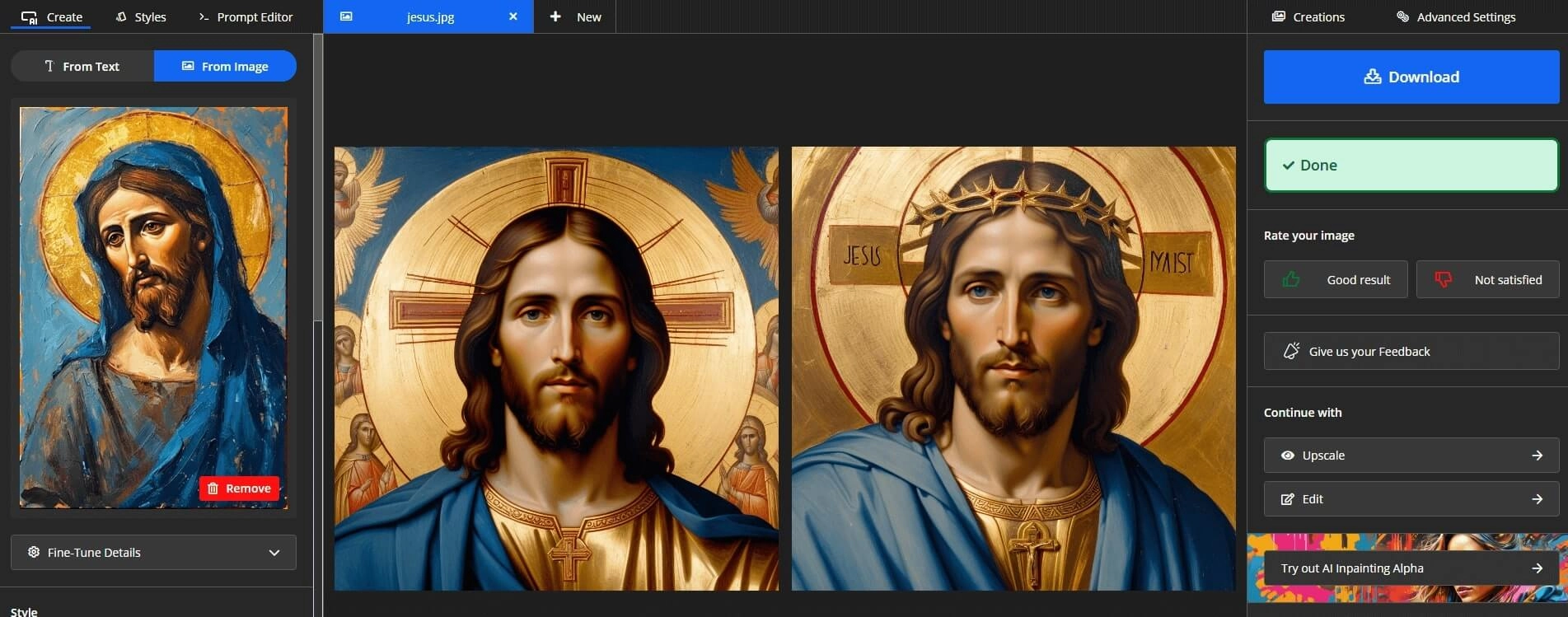 Img2Go Similar Image Generator