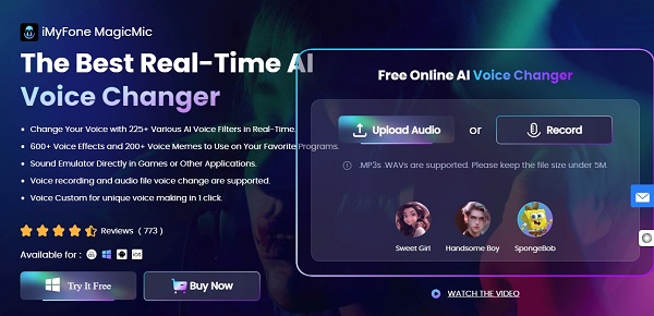March 7th AI Voice Changer - iMyFone MagicMic