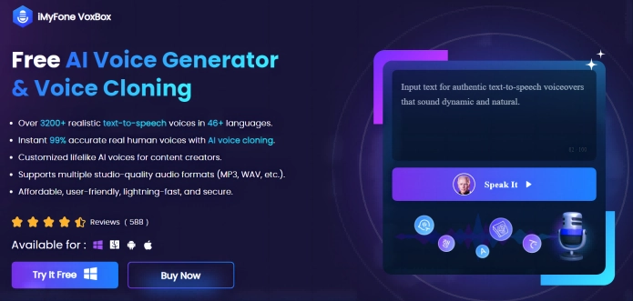 iMyFone VoxBox AI Donald Duck Voice Generator