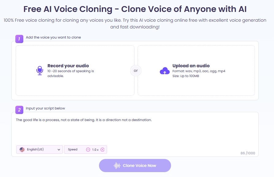 Instant AI Voice Copier Free