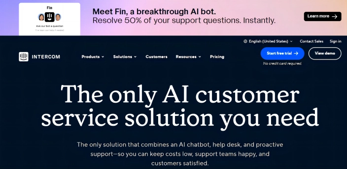 Intercom AI Customer Support Platform