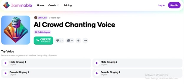 Jammable Custom Crowd Chant Generator