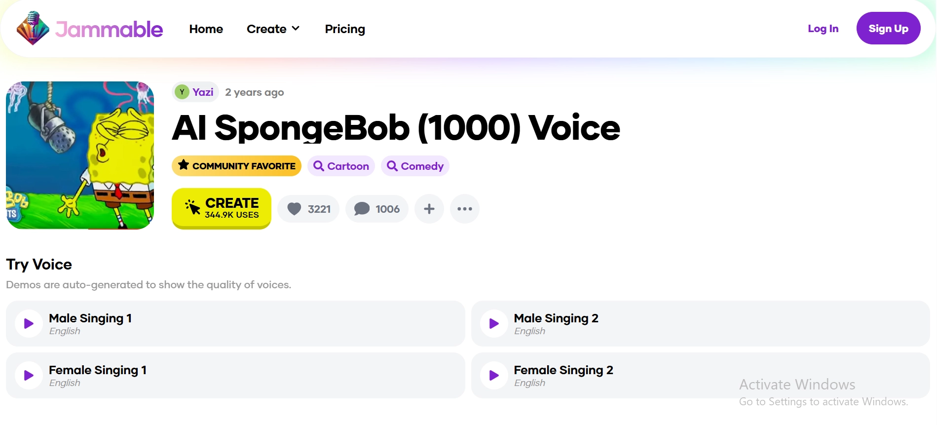 Jammable SpongeBob AI Song Generator