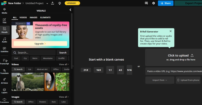 Kapwing B-Roll Footage