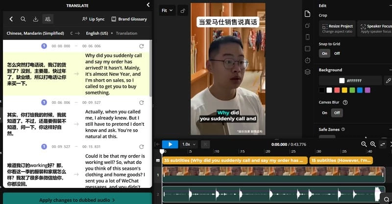 Kawping Voice Translator Translated Text