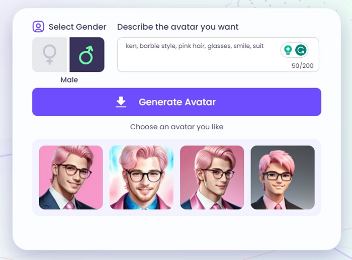 Ken Avatar Generator Onine