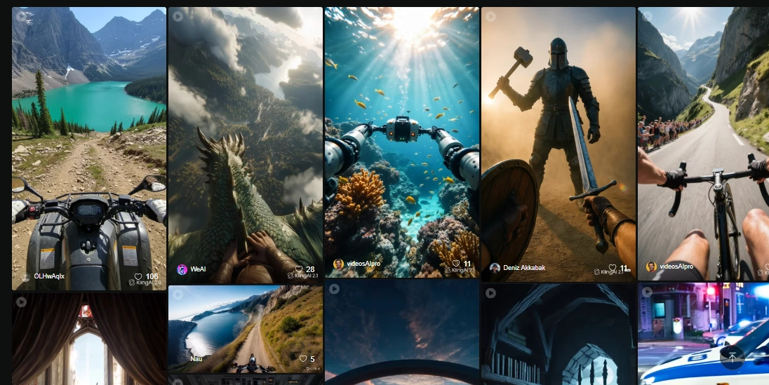 Kling AI Generated AI POV Videos