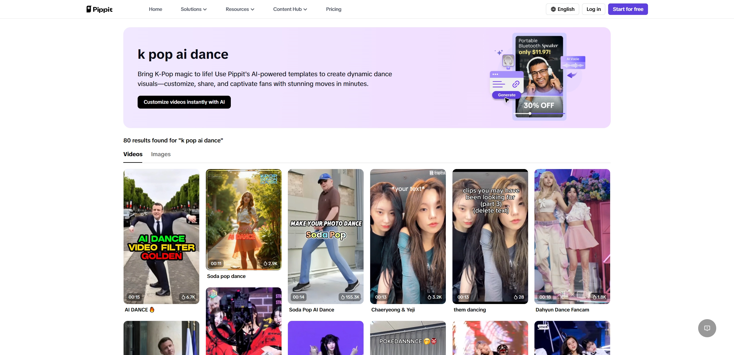 Kpop AI Dance Pippit