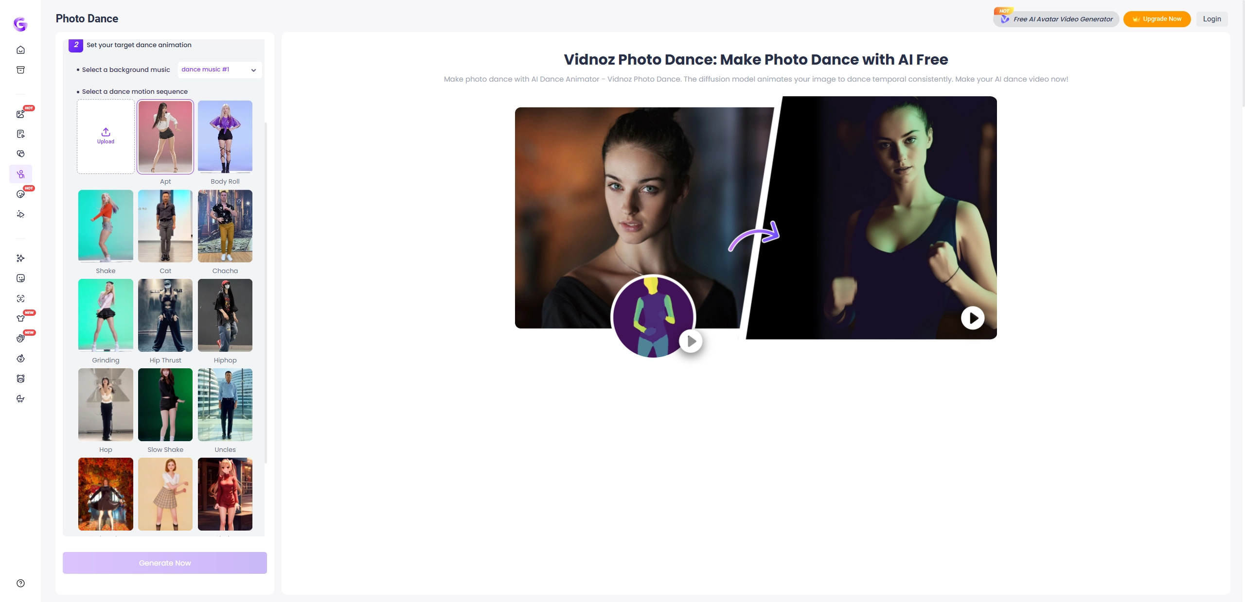 Kpop AI Dance Vidnoz