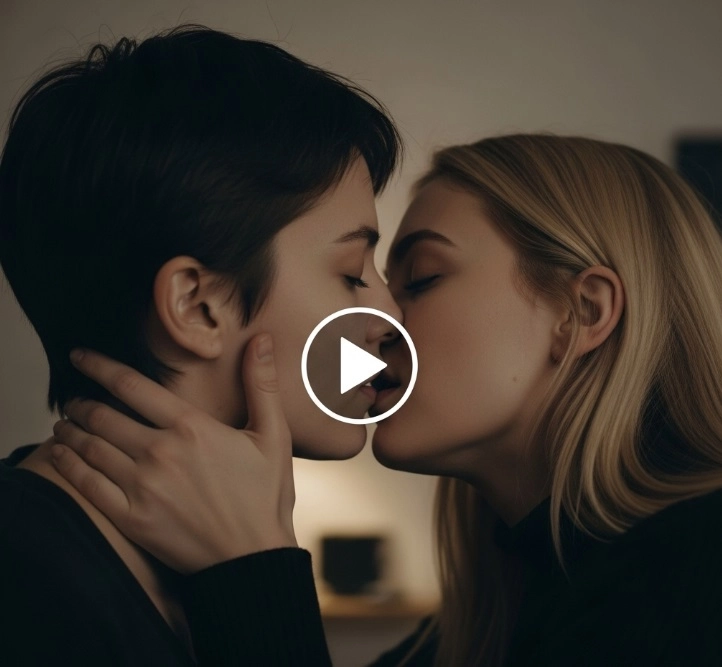 Lesbian French Kissing Video