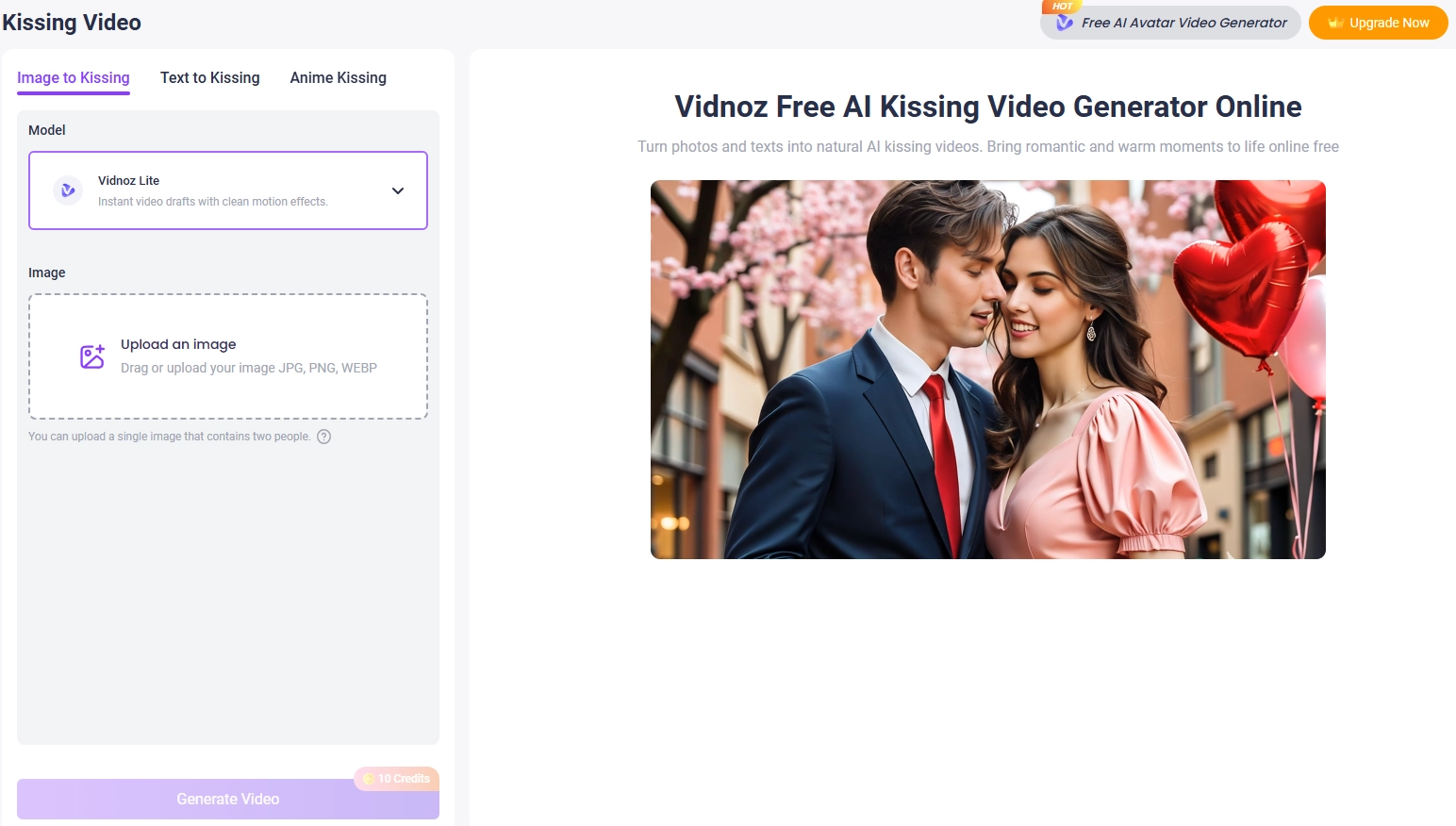 Let Your Movie Character Who Looks Alike Kiss