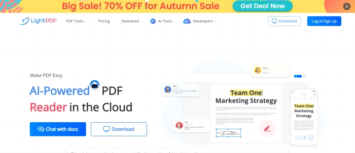 LightPDF AI-Powered Online PDF Editor