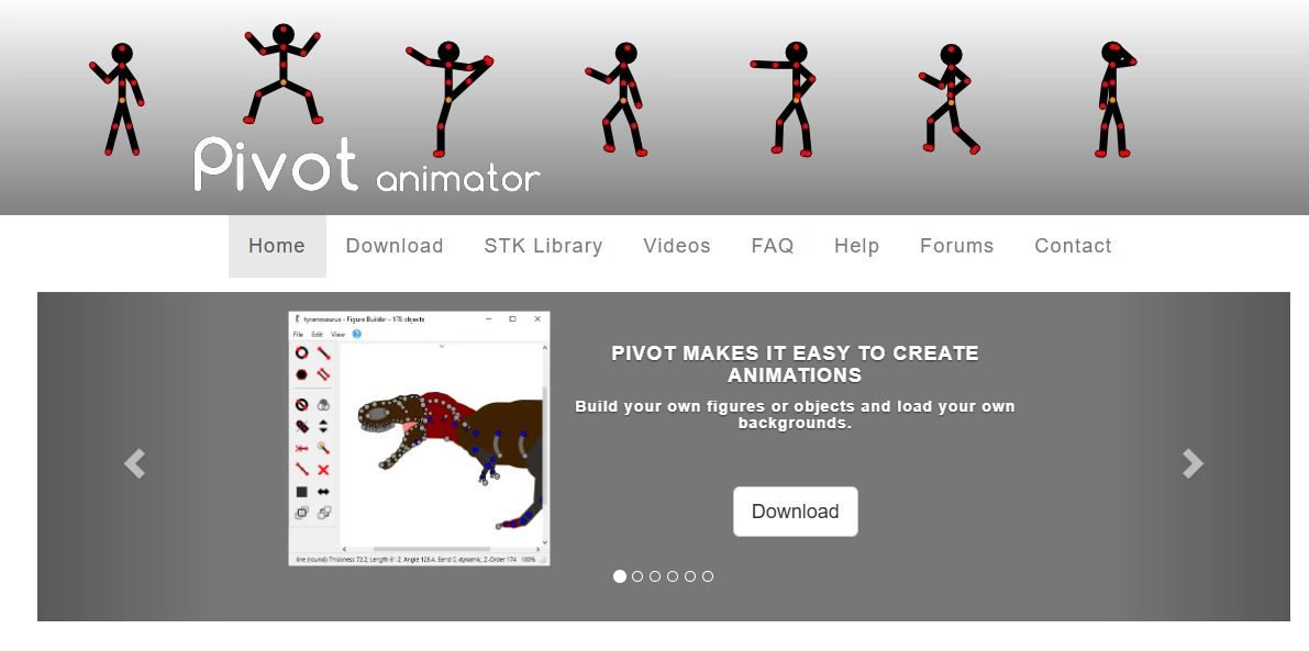 Line Stick Figure Animator