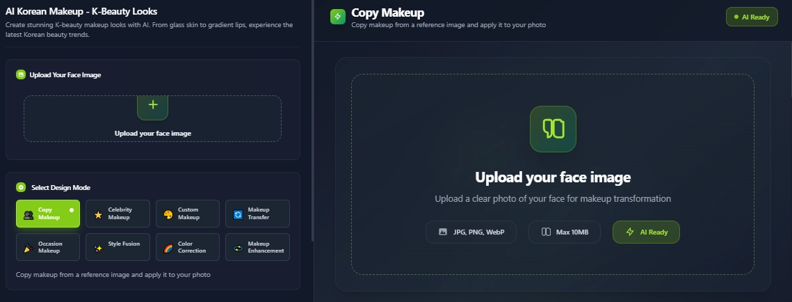 Look Like a Kpop Idol by AI Makeup