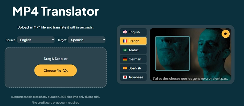 Maestra AI MP4 Language Translator
