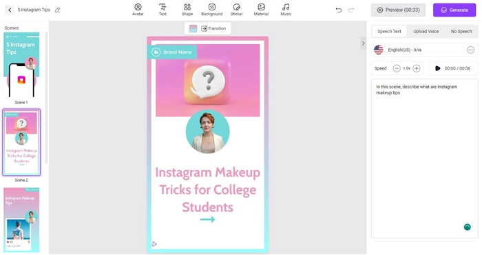 Make AI Instagram Reels Story Videos