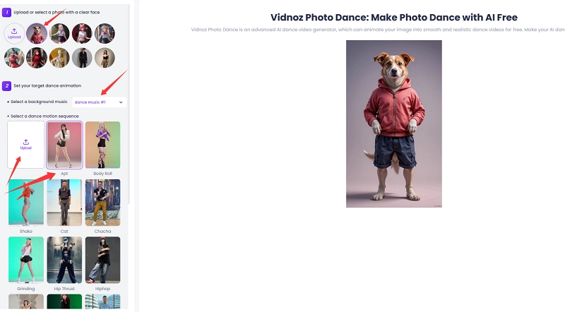 Make AI Dog Dance Video