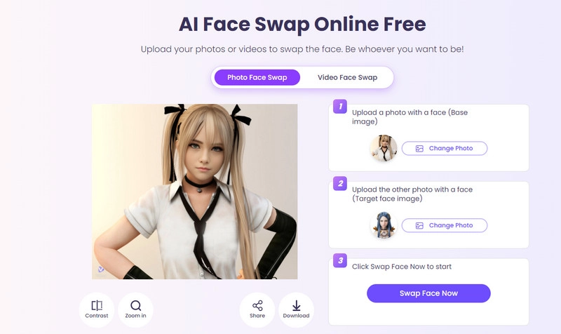 Make Anime Face Swap