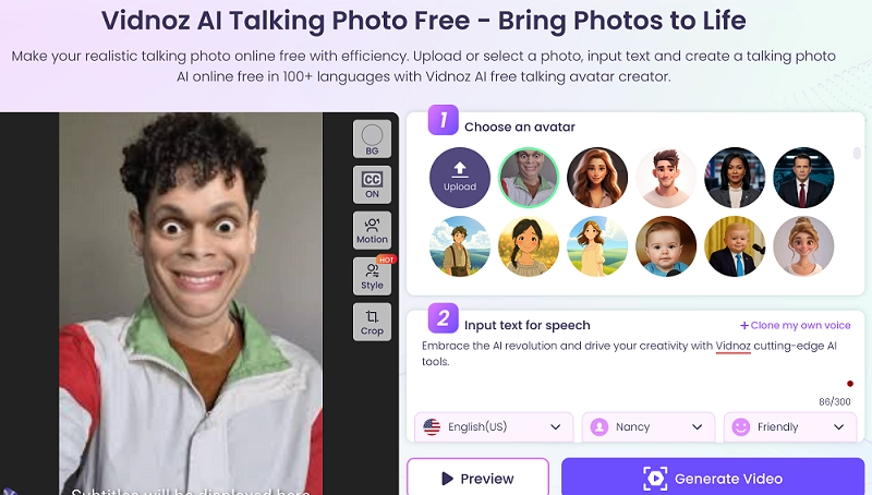 Make Big Eyes Image Talk