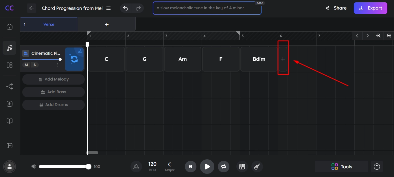 Make Chord from Song