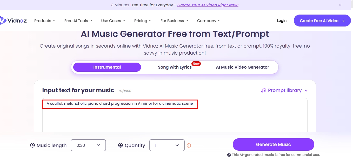 Make Chord Progression from Text Step1