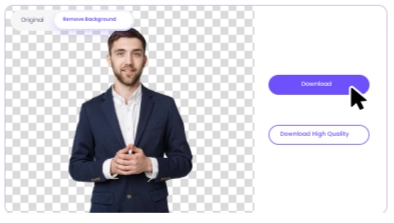 Make an Image Transparent With Vidnoz AI Background Remover