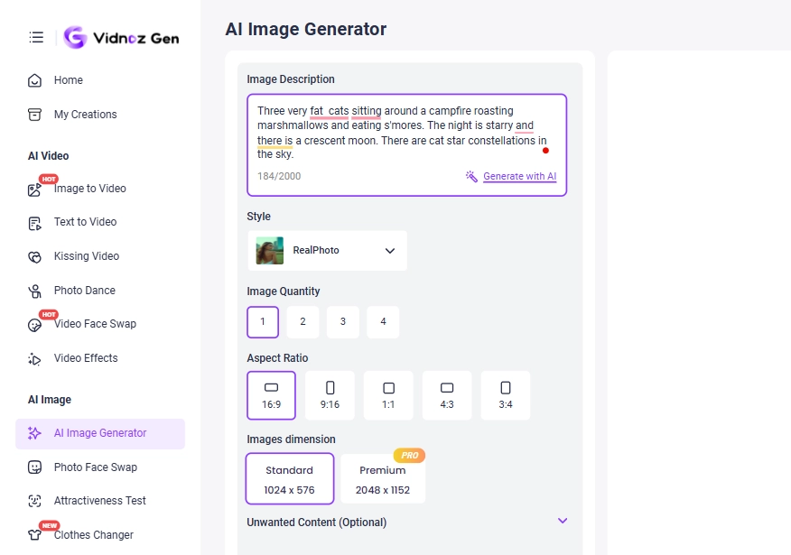 Make Muscle Cat Meme from Text
