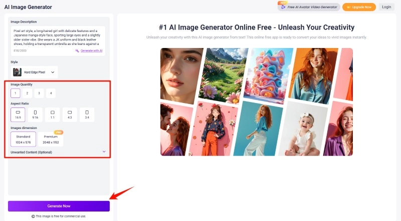 Make Pixel Anime Art with AI - Customization