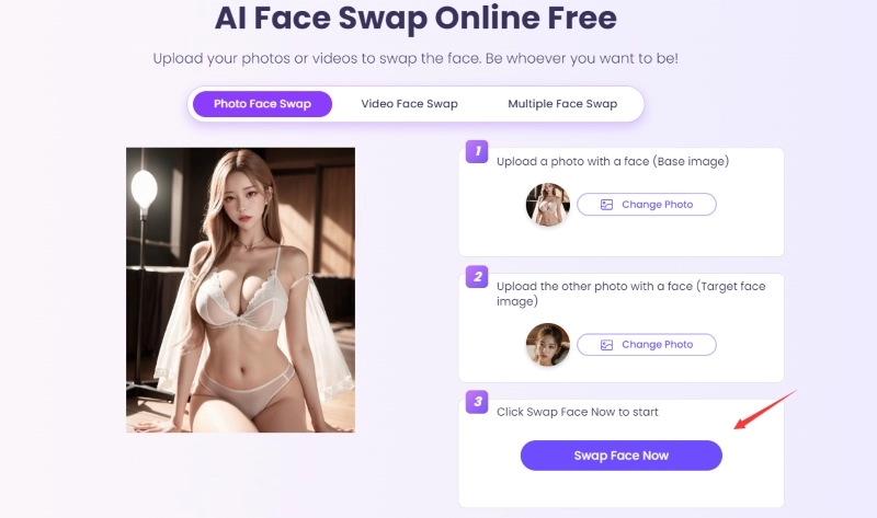 Make Sexy Avatar with Vidnoz AI - Step 3
