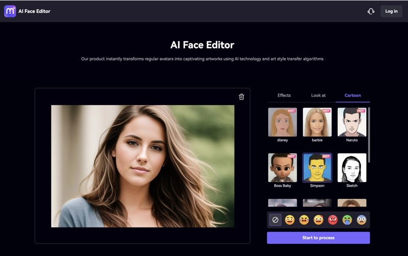 Media.io Headshot Generator