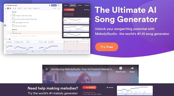 Best AI Singing Voice Generator - MelodyStudio