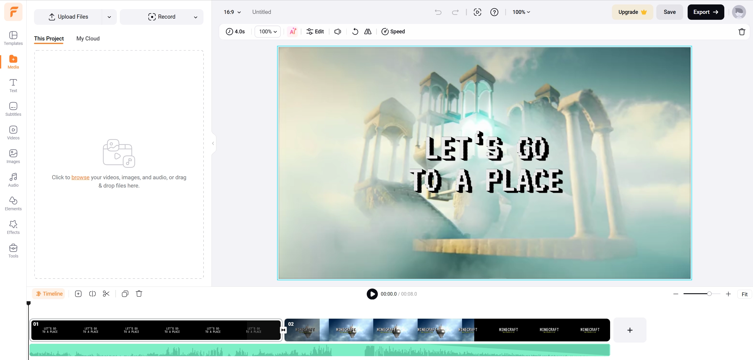 Minecraft Intro Maker Flexclip