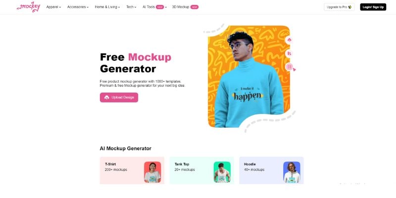 Mockey AI Product Mockup Generator