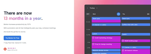 Motion - Most Powerful AI Scheduling App for Project Management