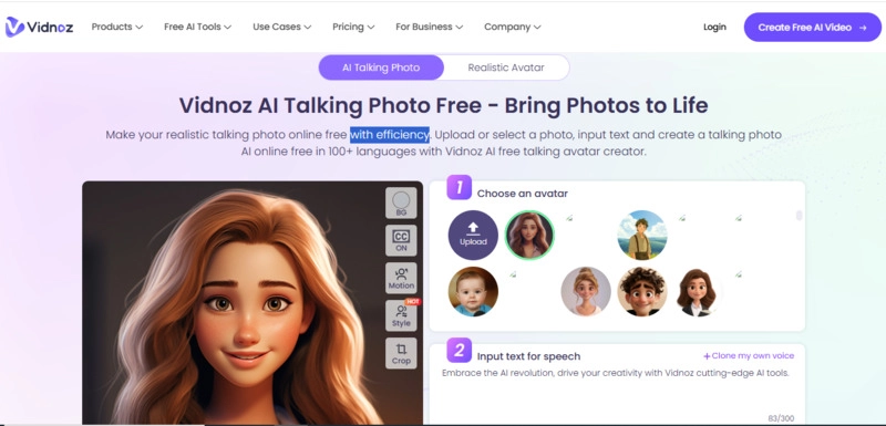 Multilingual AI Talking Photo Online